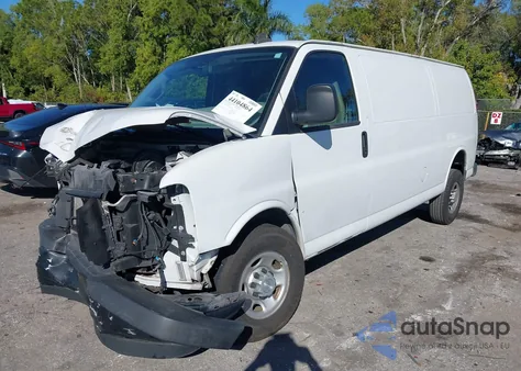 2018 Chevrolet Express 2500 Work Van from USA, damaged, VIN 1GCWGBFB9J1345274